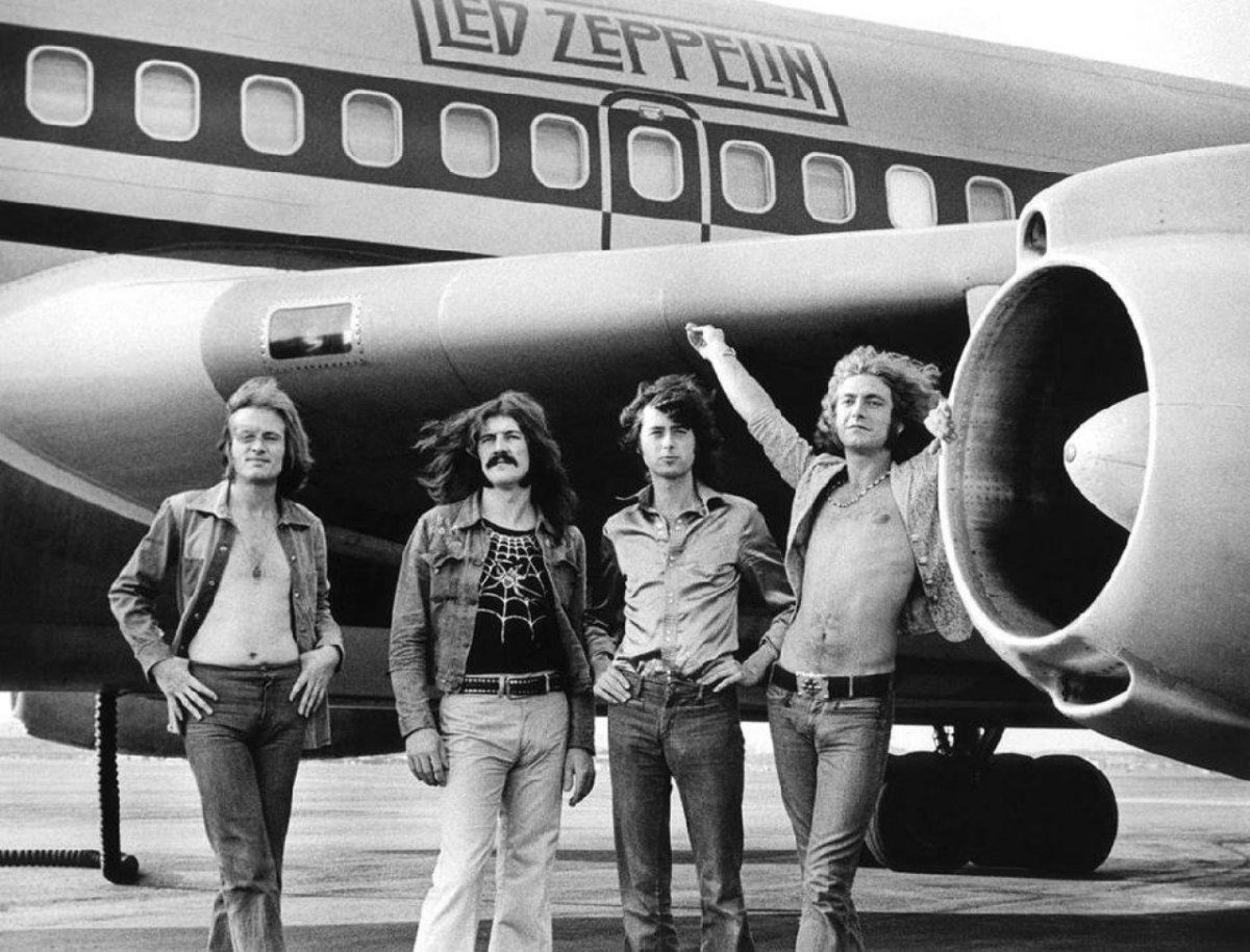 Led Zeppelin's private jet