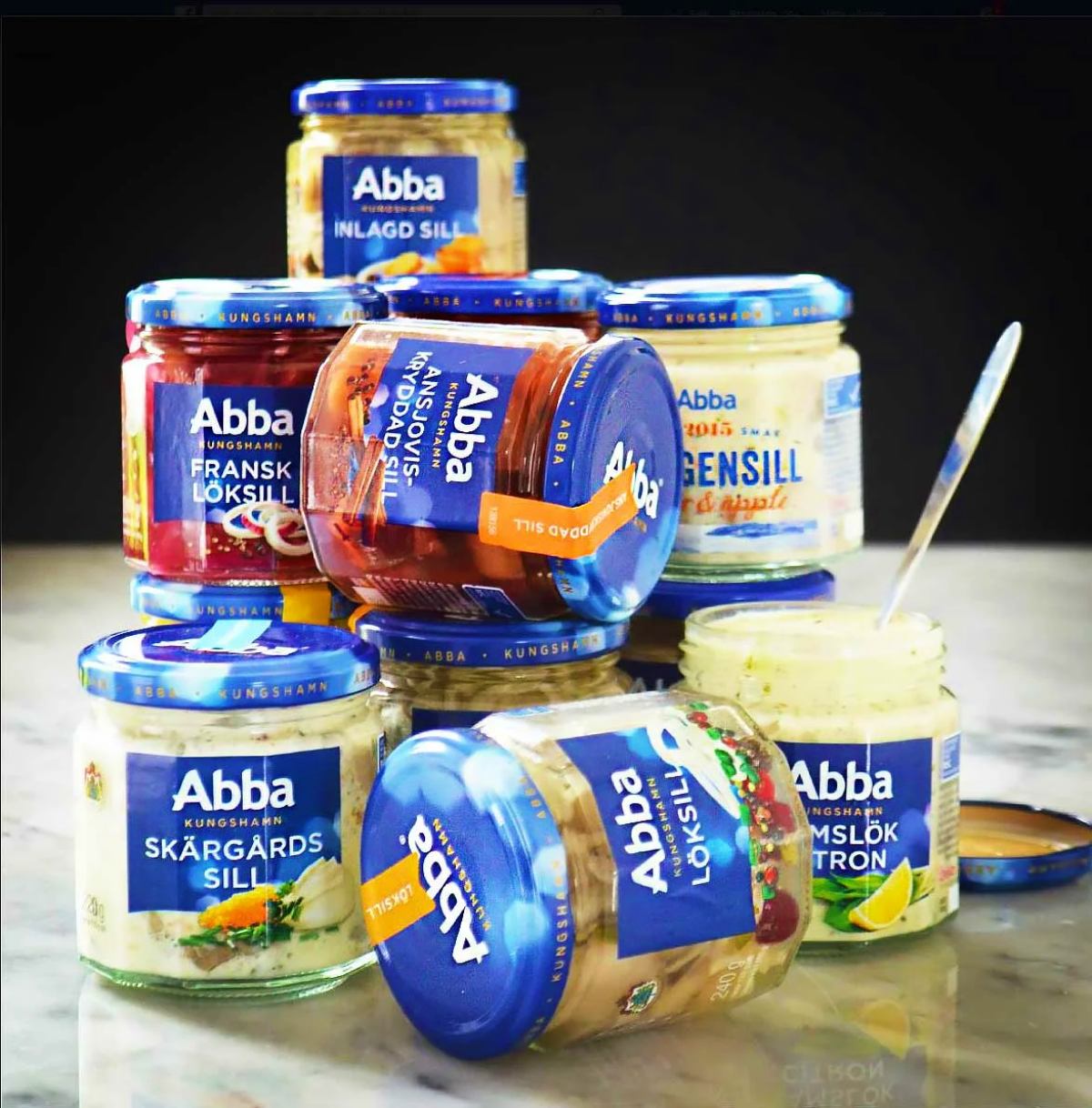 Abba est aussi le nom d'une entreprise suédoise de poissons !
