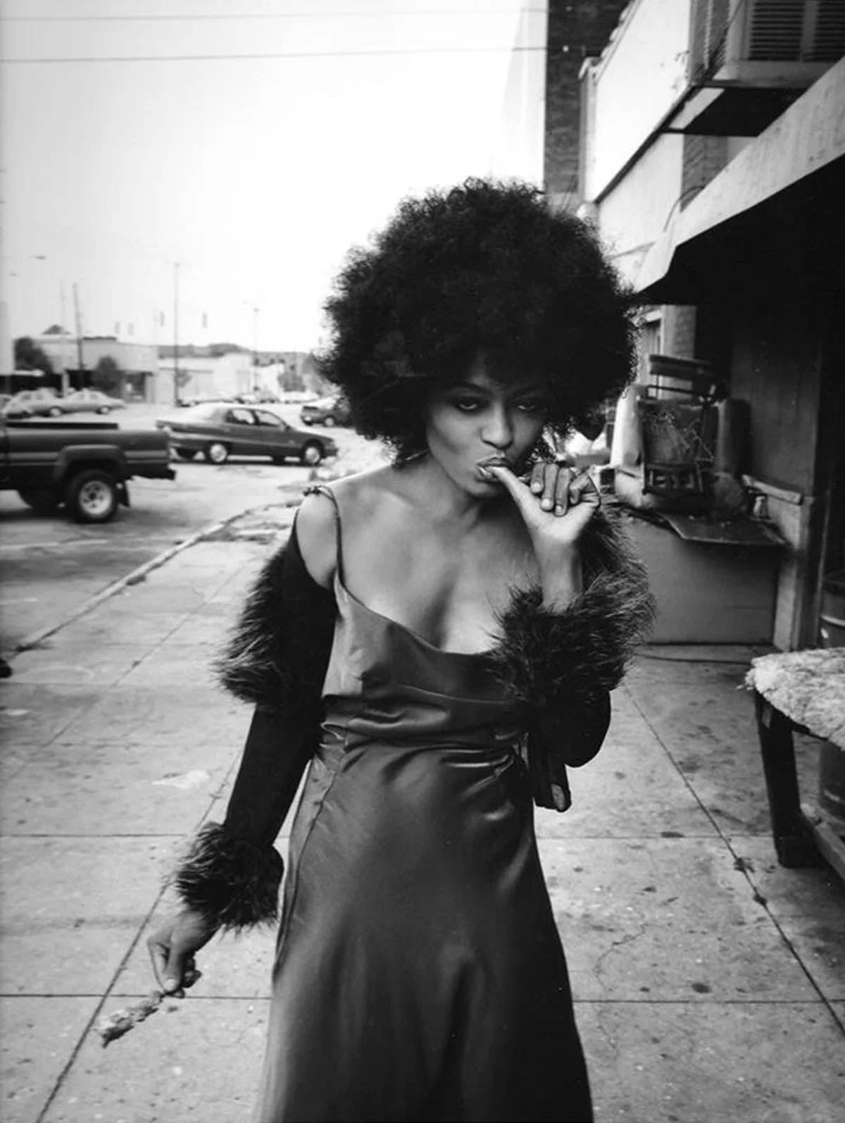 Diana Ross when she was younger.