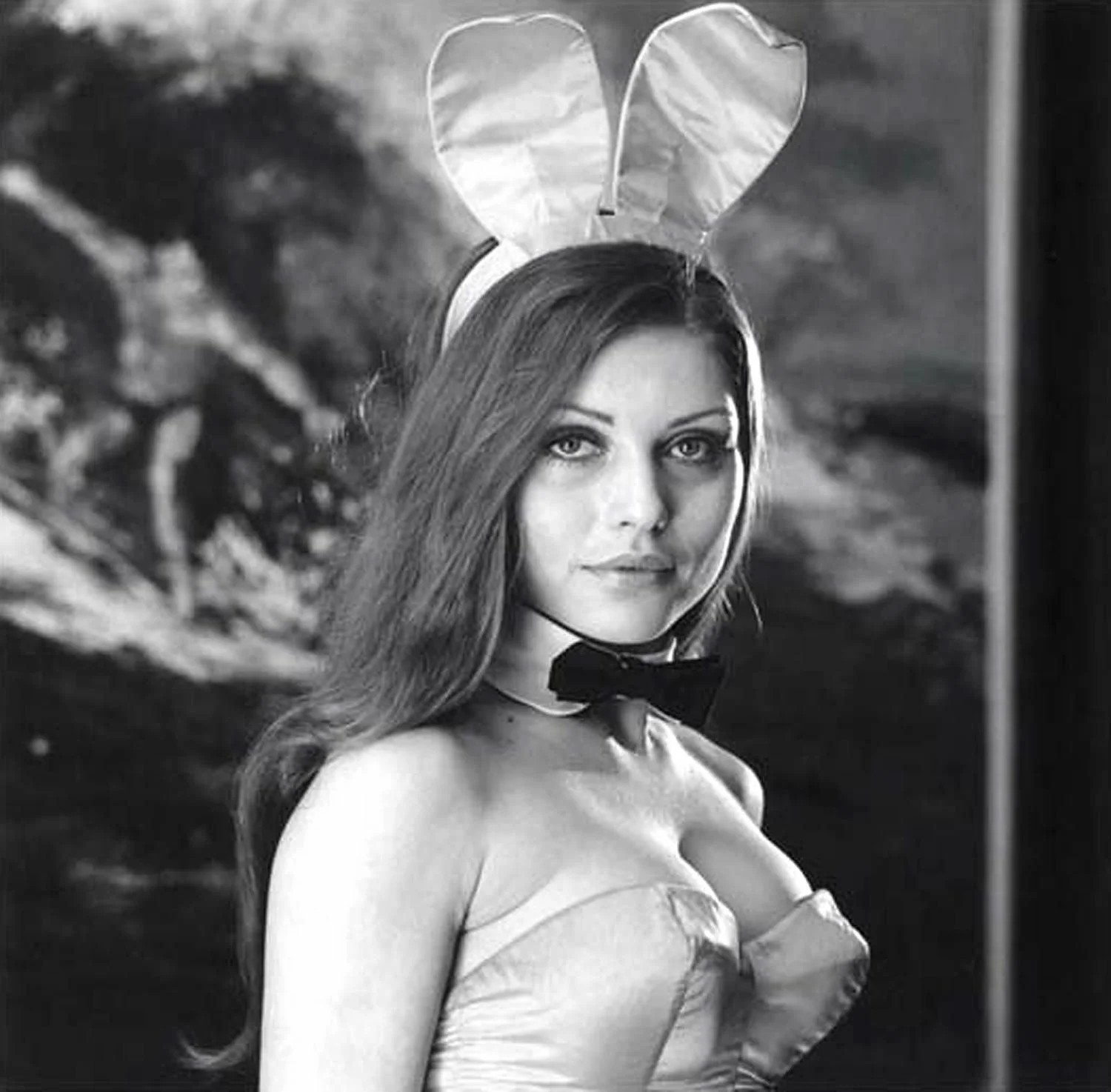 Debbie Harry como la conejita de Playboy