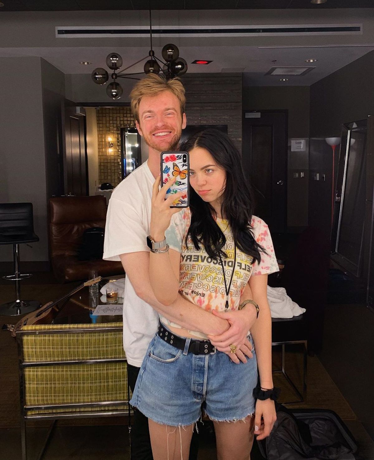 Finneas O'Connell and his girlfriend Claudia...