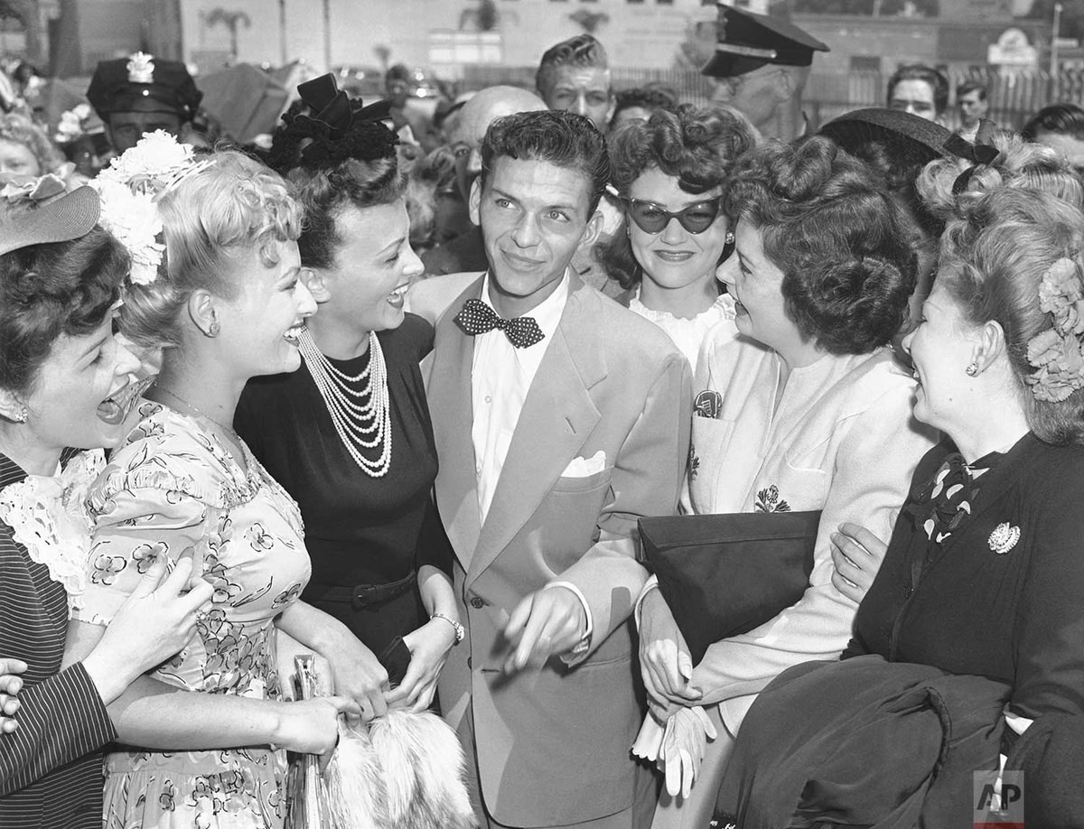 Frank Sinatra was a favorite among the girls...