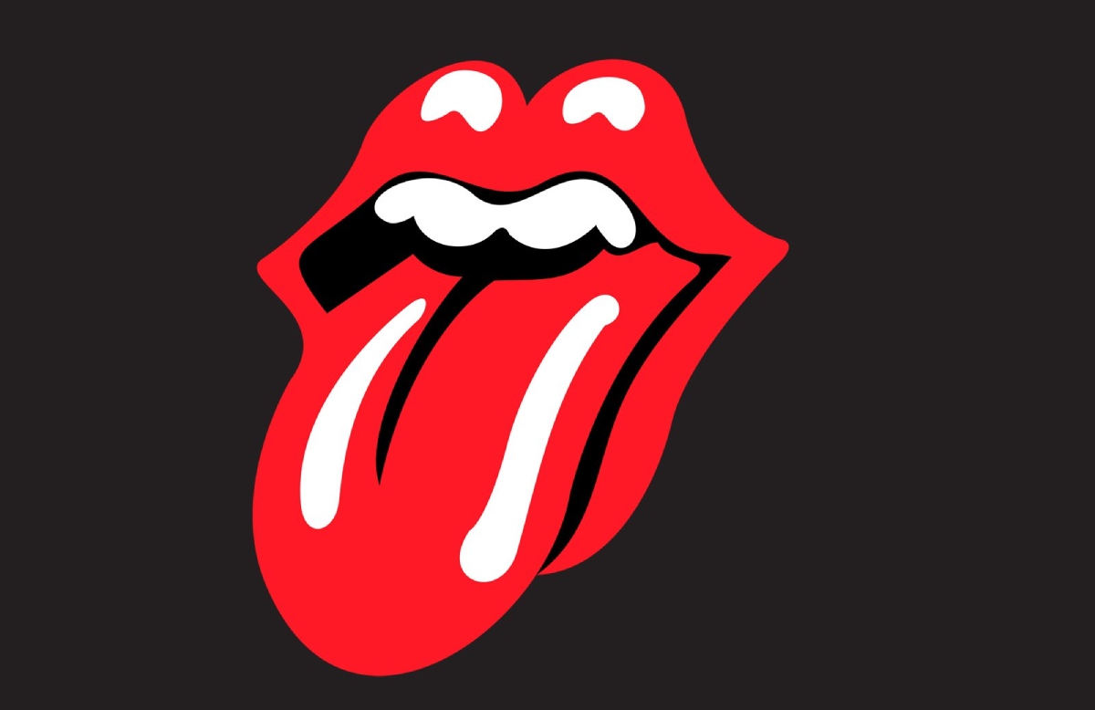 O logotipo dos Rolling Stones