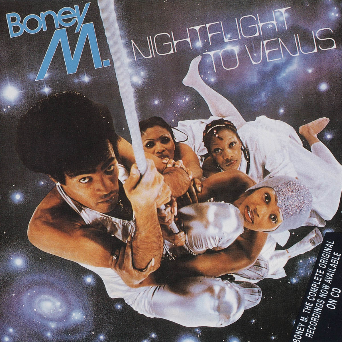 Album cover of "Nightflight to Venus" (1078) by Boney M.