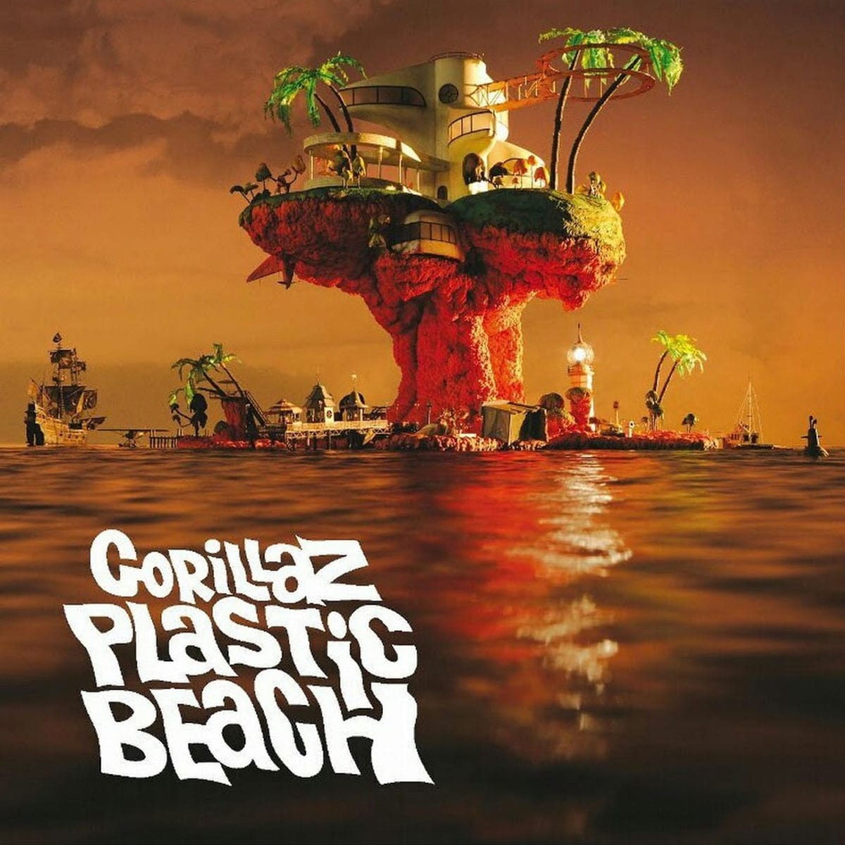 Plastikstrand Gorillaz (2010)