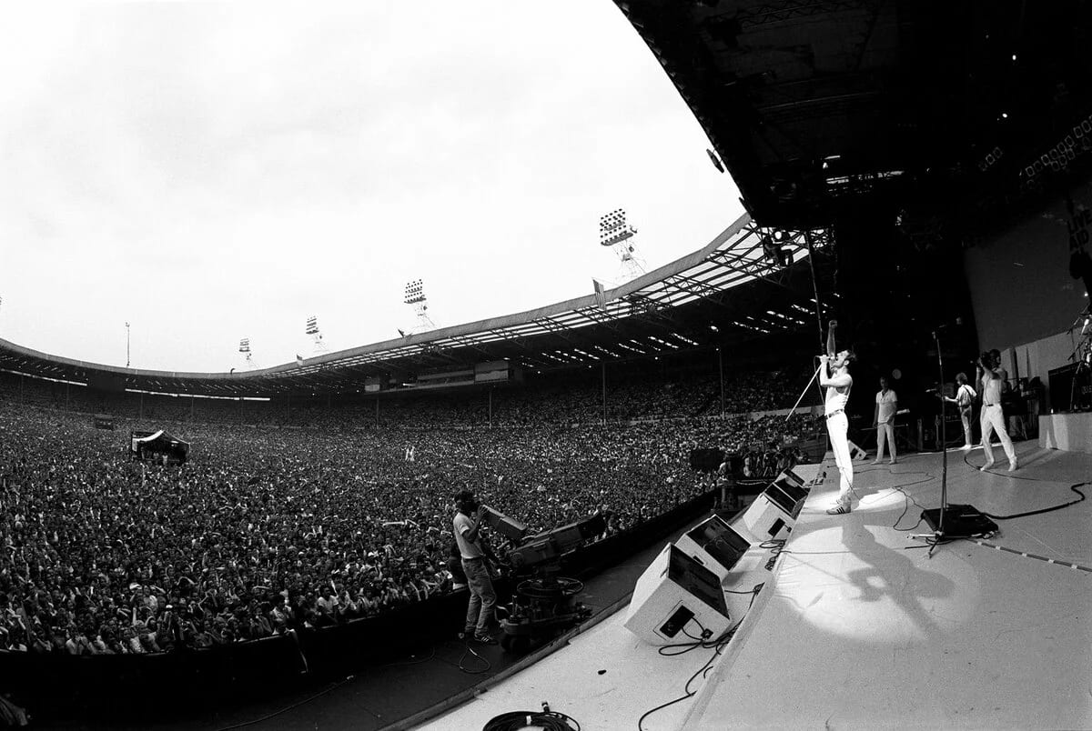 La actuación de Freddie fue lo más destacado del festival. Foto: Neil Perston