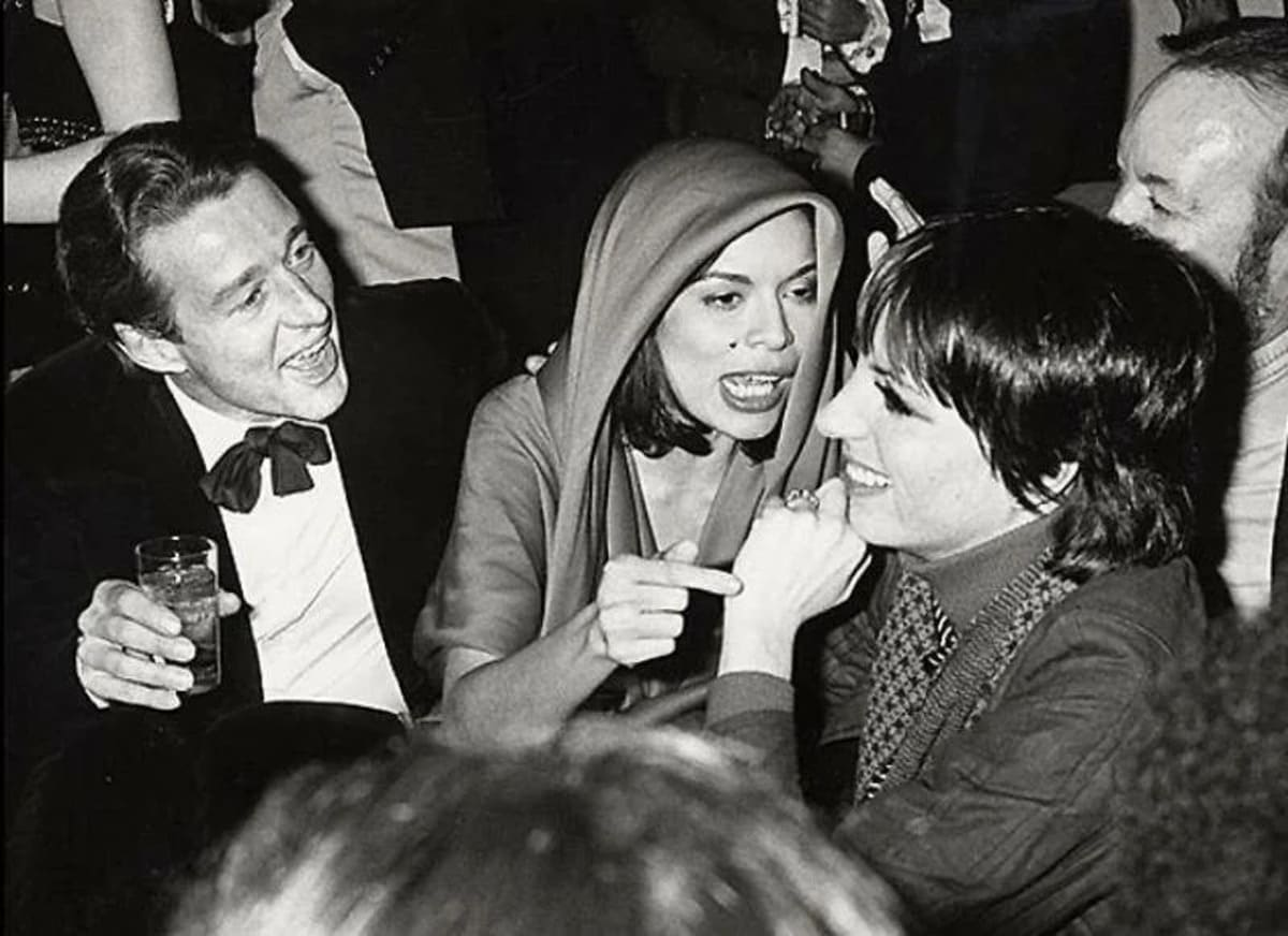 Halston, Bianca Jagger y Liza Minnelli en Studio 54