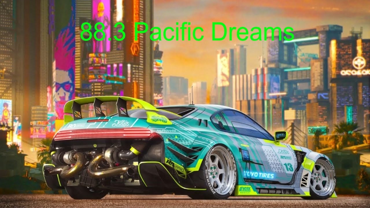 Pacific Dreams Radio 88.9. Alle Lieder aus Cyberpunk 2077