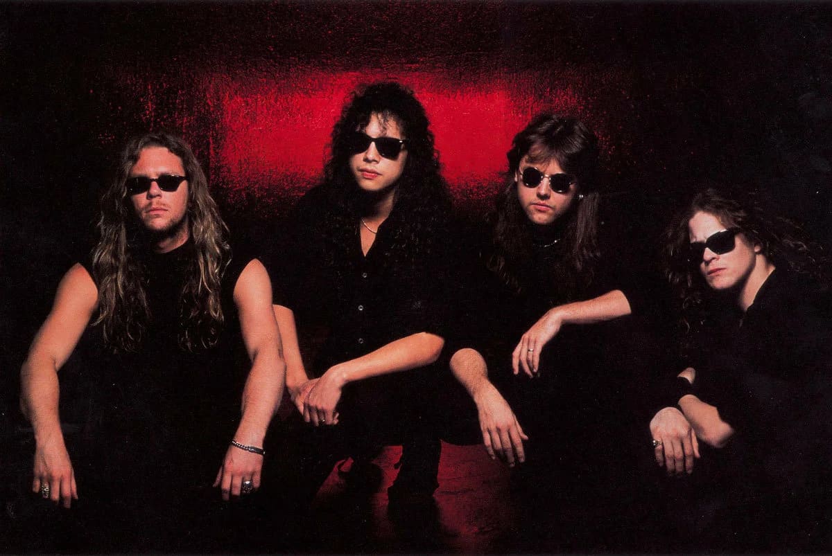 La banda de rock estadounidense Metallica