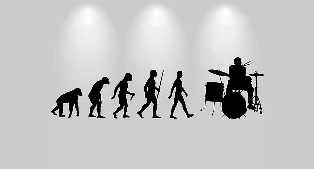 Os bateristas são o "auge da evolução".
