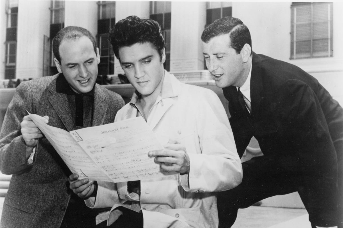 Jerry Leiber und Mike Stoller im Duo mit Elvis Presley