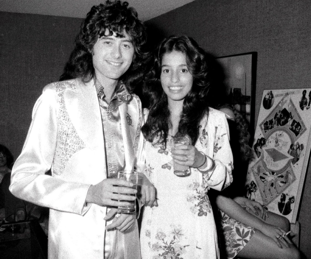 Jimmy Page und Laurie Maddox