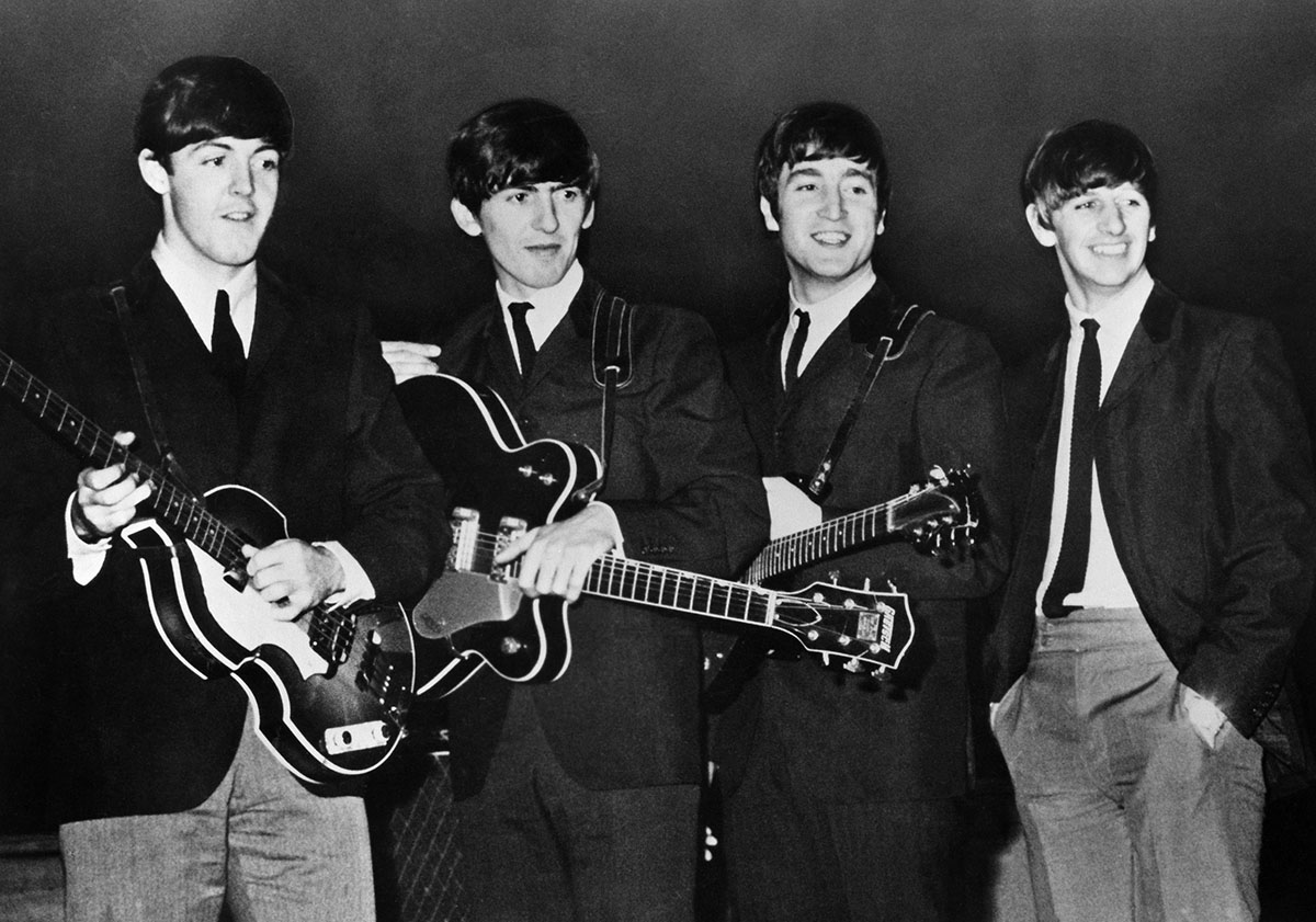 Una foto de los Beatles, años 60