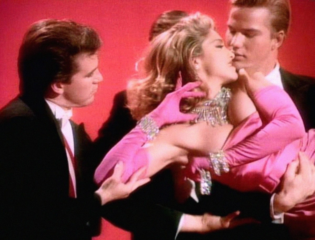 Madonna - "material girl" (frame from the video)