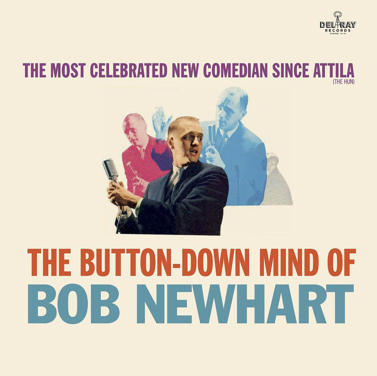 Portada del álbum "The Button Down Mind Of Bob Newhart" (1960)