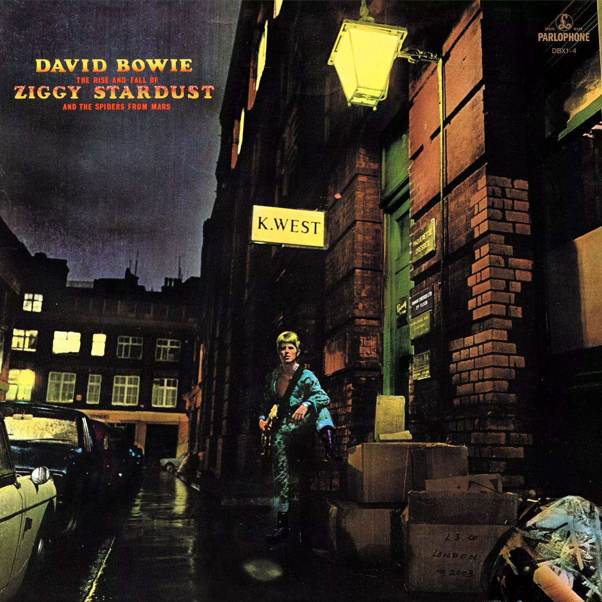 Couverture de l'album The Rise And Fall Of Ziggy Stardust And The Spiders From Mars de David Bowie.