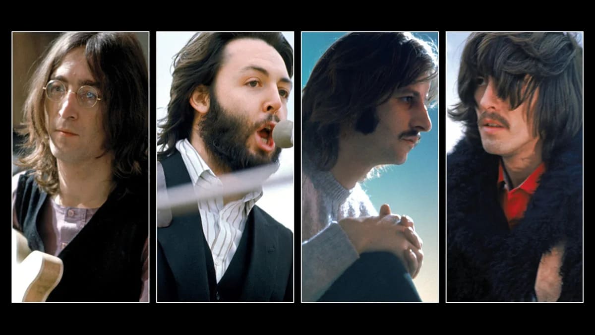 1Les Beatles en 1969.