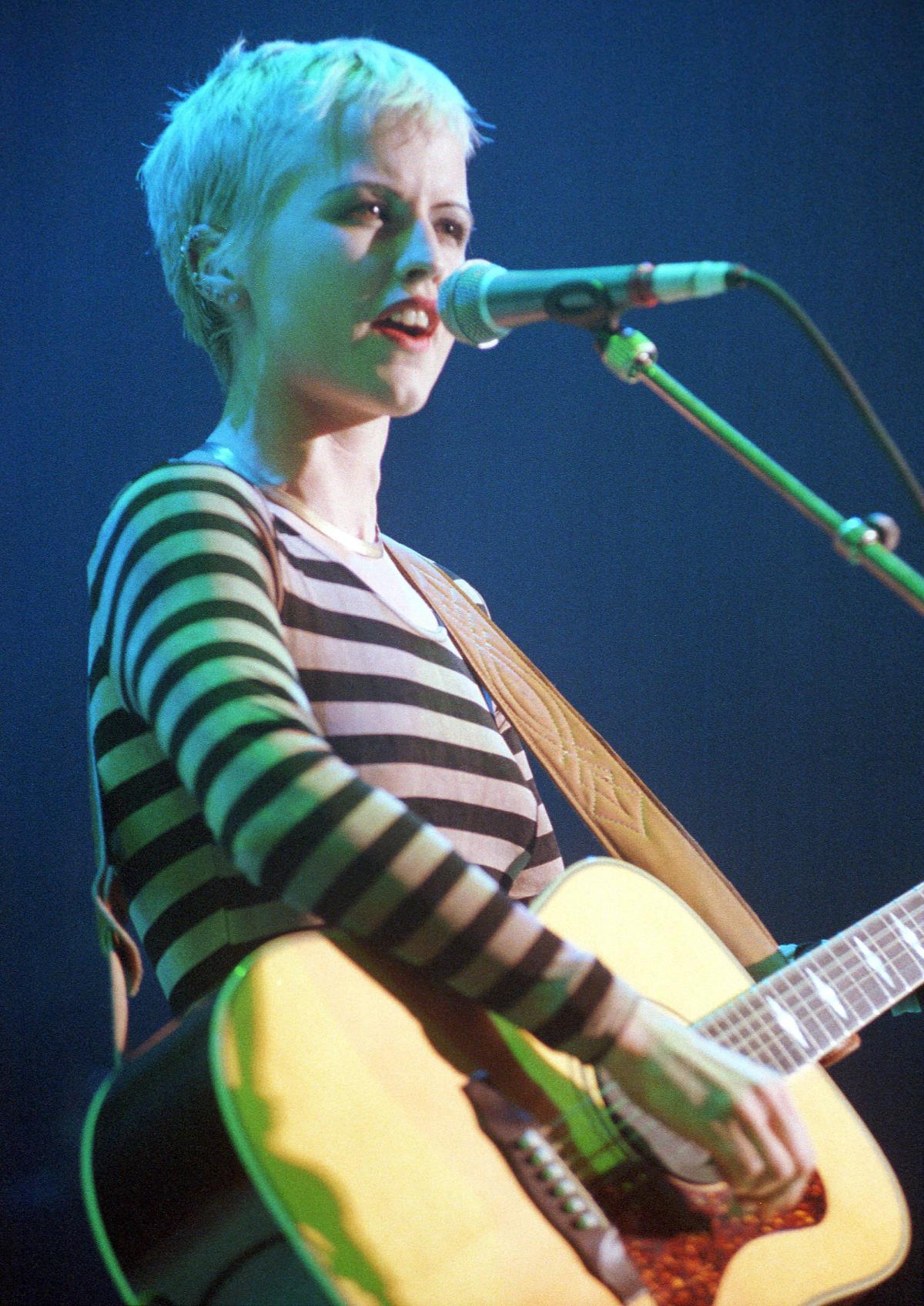 Dolores O'Riordan at the beginning of her journey...