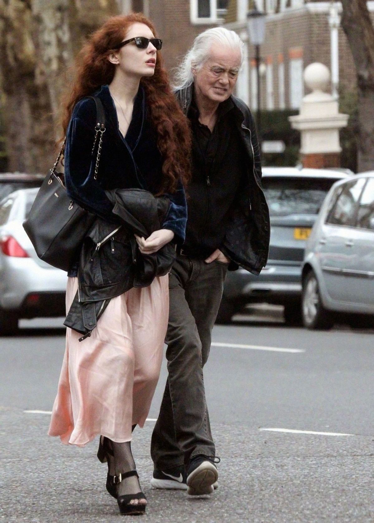 Jimmy Page with Scarlett Sabet