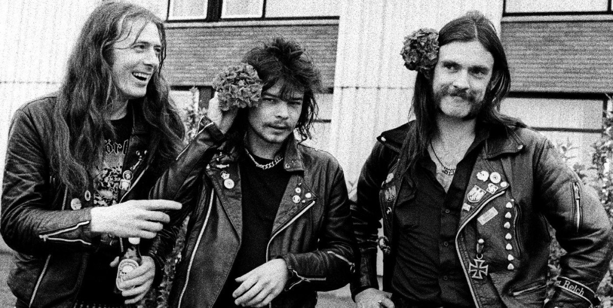 Eddie Clarke, Phil Taylor and Lemmy Kilmister.