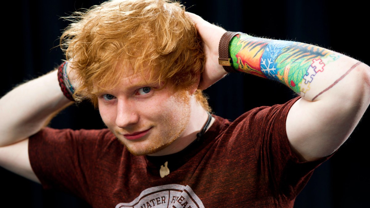 Le musicien Ed Sheeran