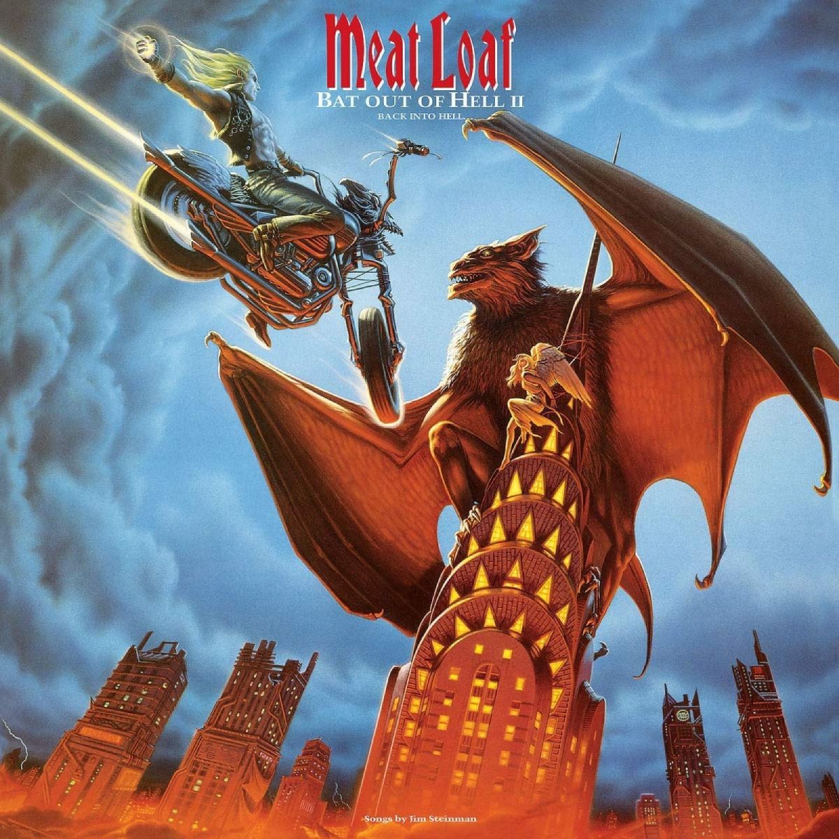 Portada del álbum Bat Out Of Hell Ii Back Into Hell (1993)