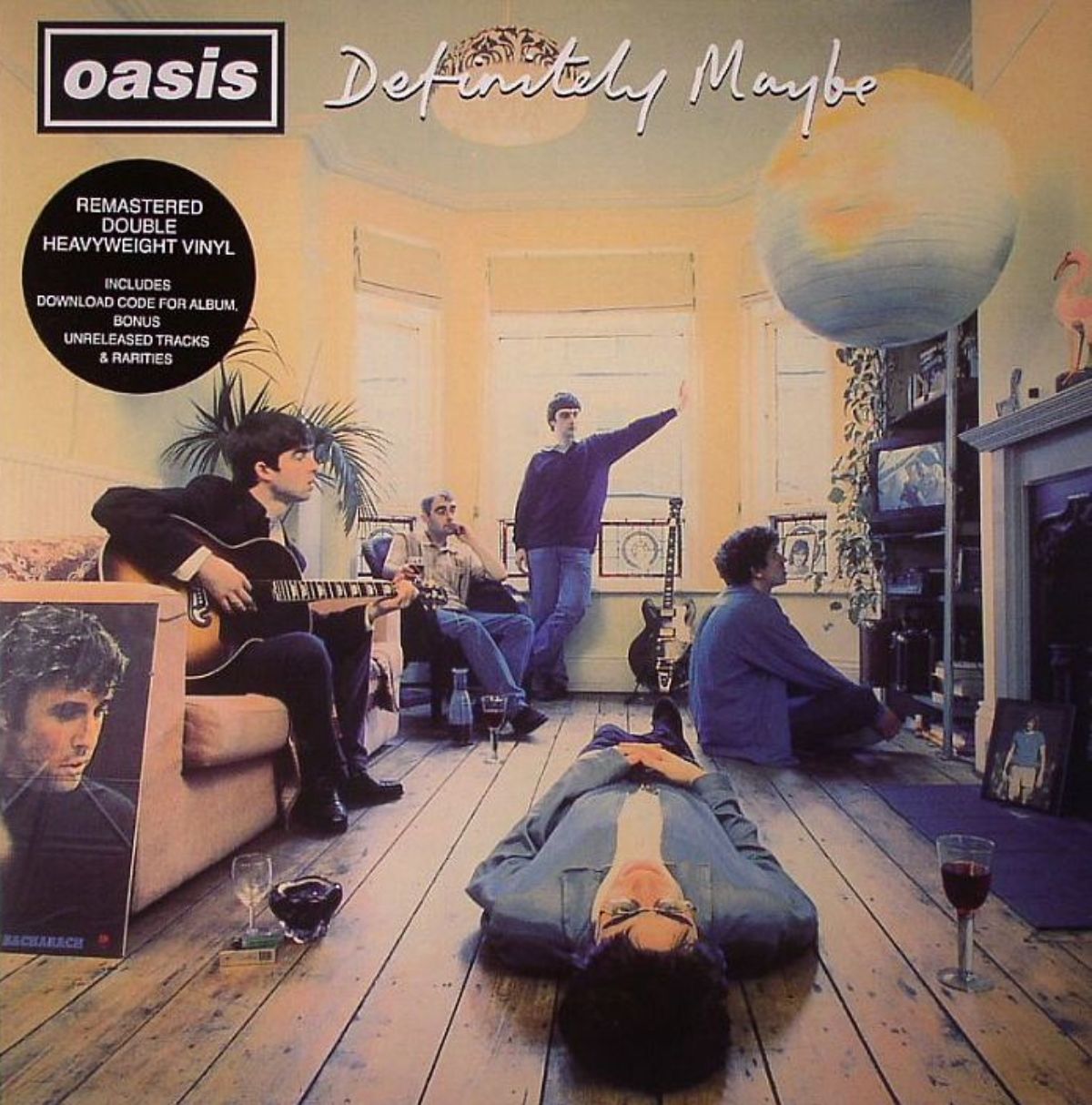 The cover of the music album definitely maybe
