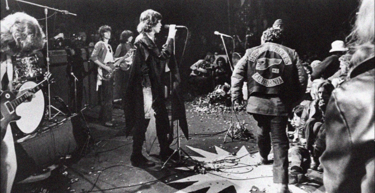 Rolling Stones (foto del fatídico día en que Meredith Hunter fue asesinada)