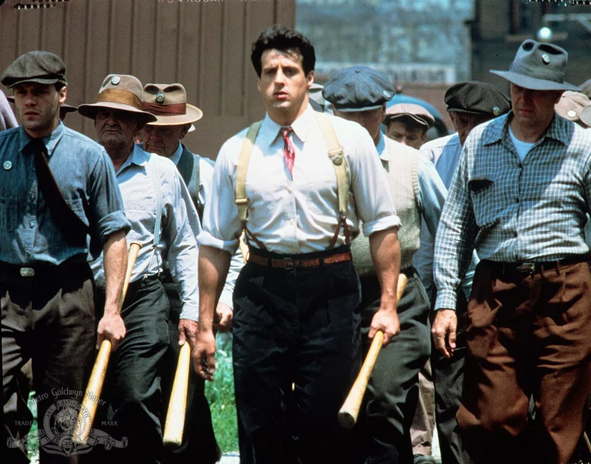 Sylvester Stallone, fotograma de la película El Puño