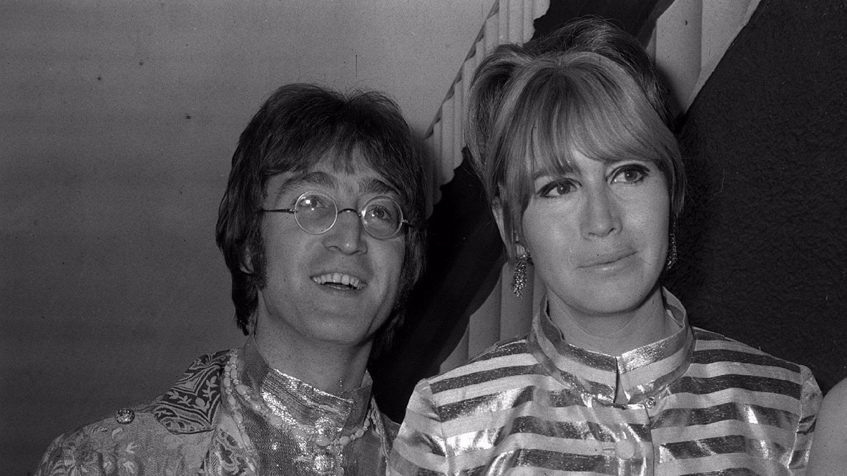 John Lennon and his first wife Cynthia
