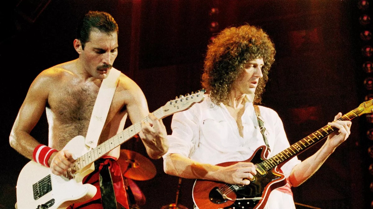 Freddie Mercury y Brian May