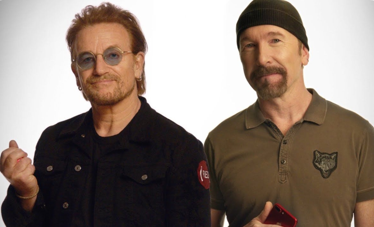 Группа «U2» (Боно и Эдж)