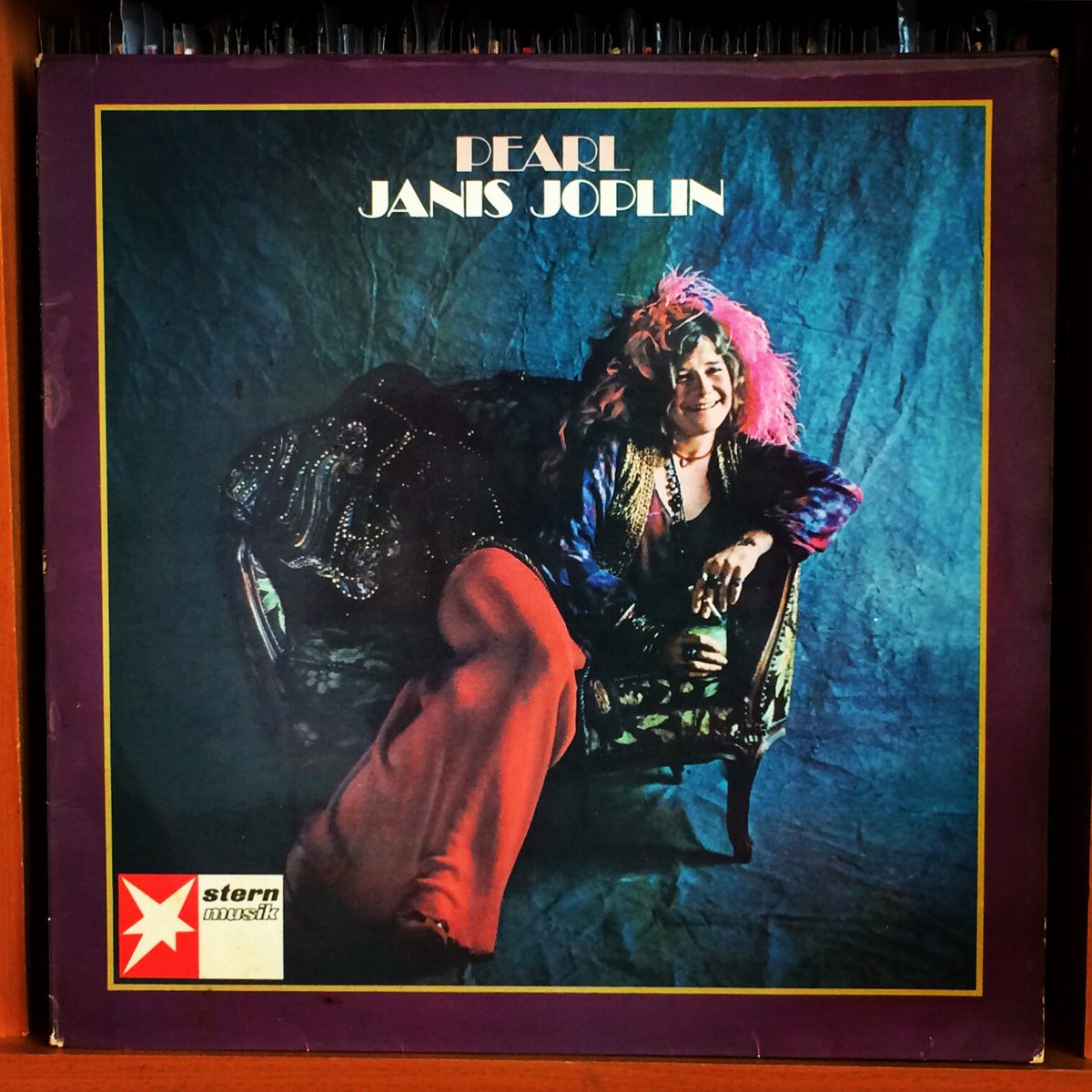 Обложка посмертного альбома «Pearl» (1971) Janis Joplin
