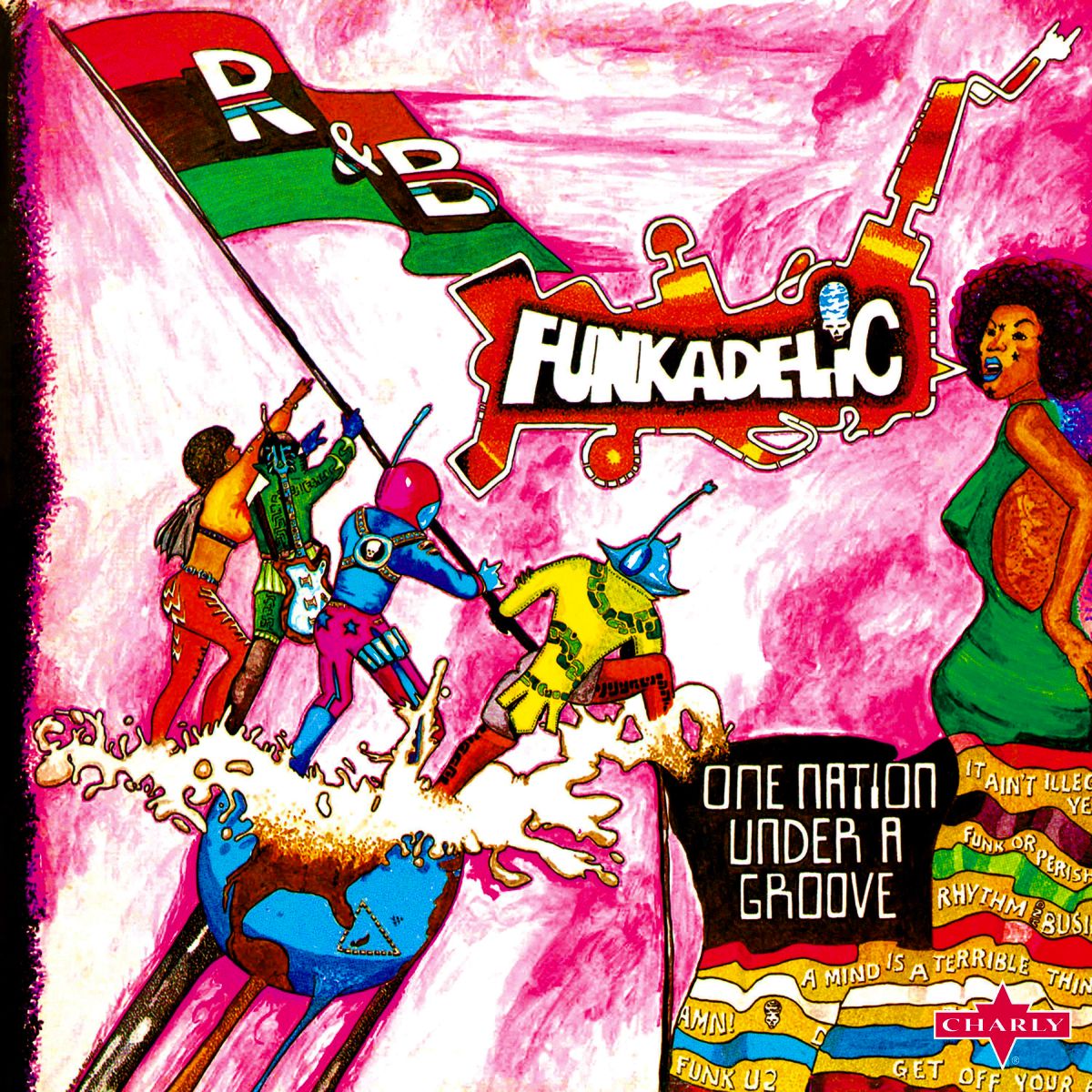 Funkadelic, «One Nation Under a Groove», обложка сингла