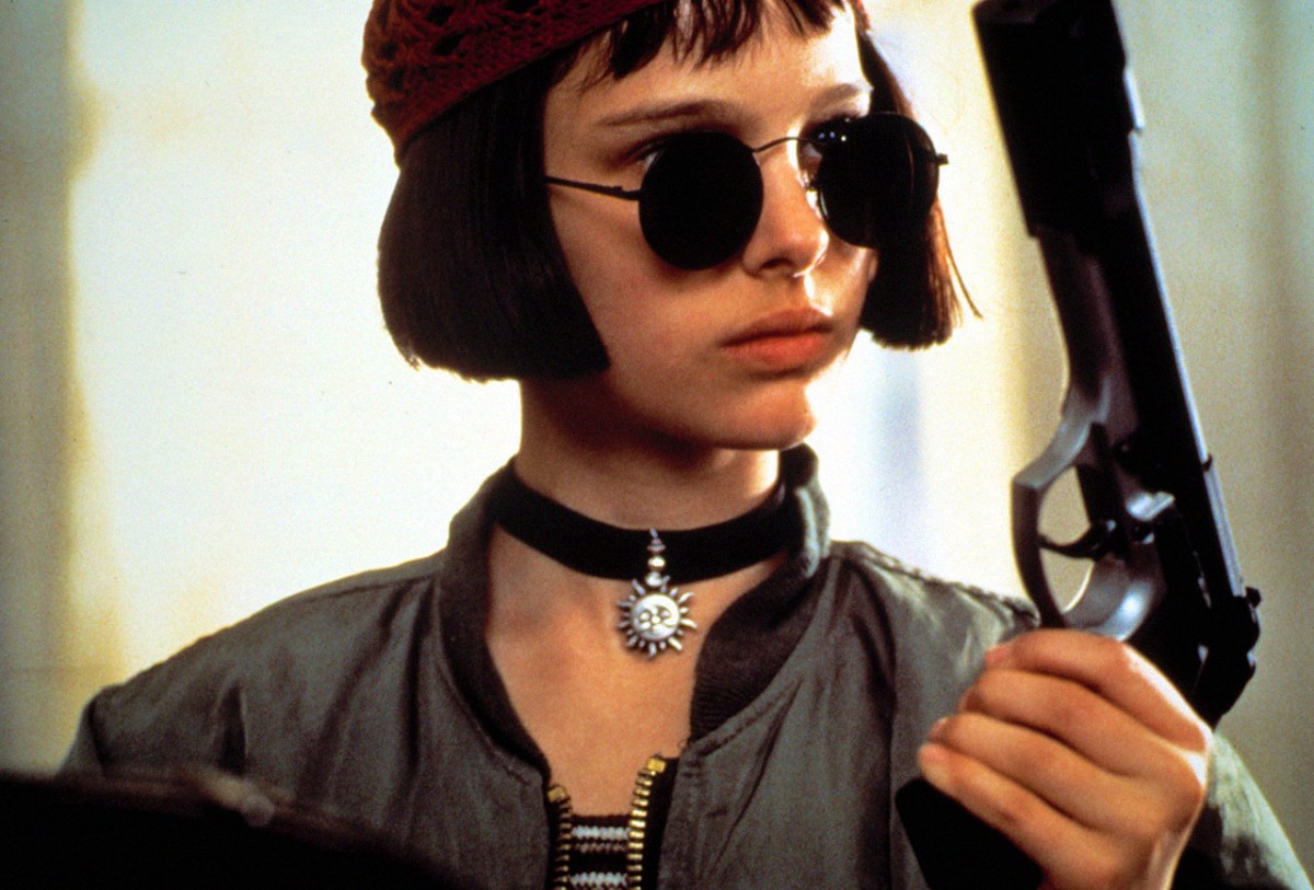 Frame from the film "Leon" (Natalie Portman as Matilda)