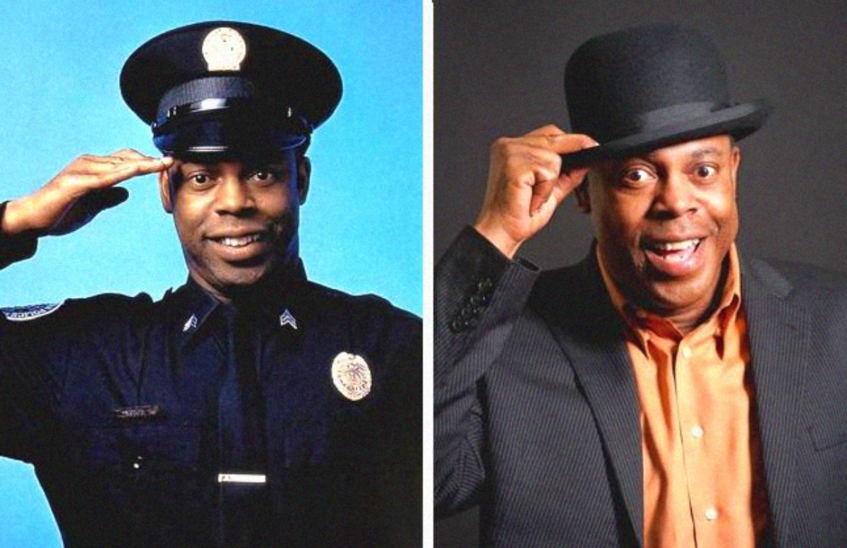 Michael Winslow at the beginning of his career and today...