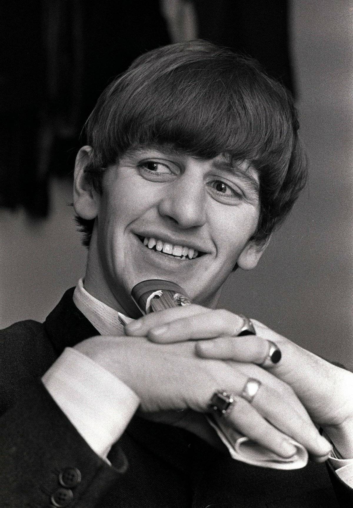 Ringo Starr em sua juventude...