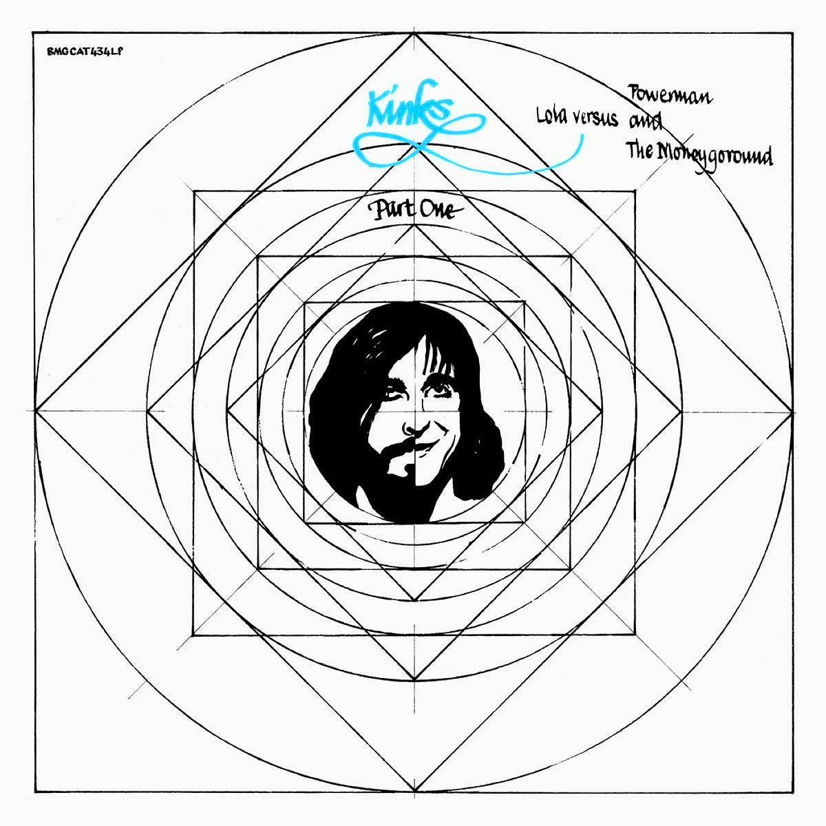 Os Kinks, capa do álbum de Lola Versus Powerman e o Moneygoround, Parte Um