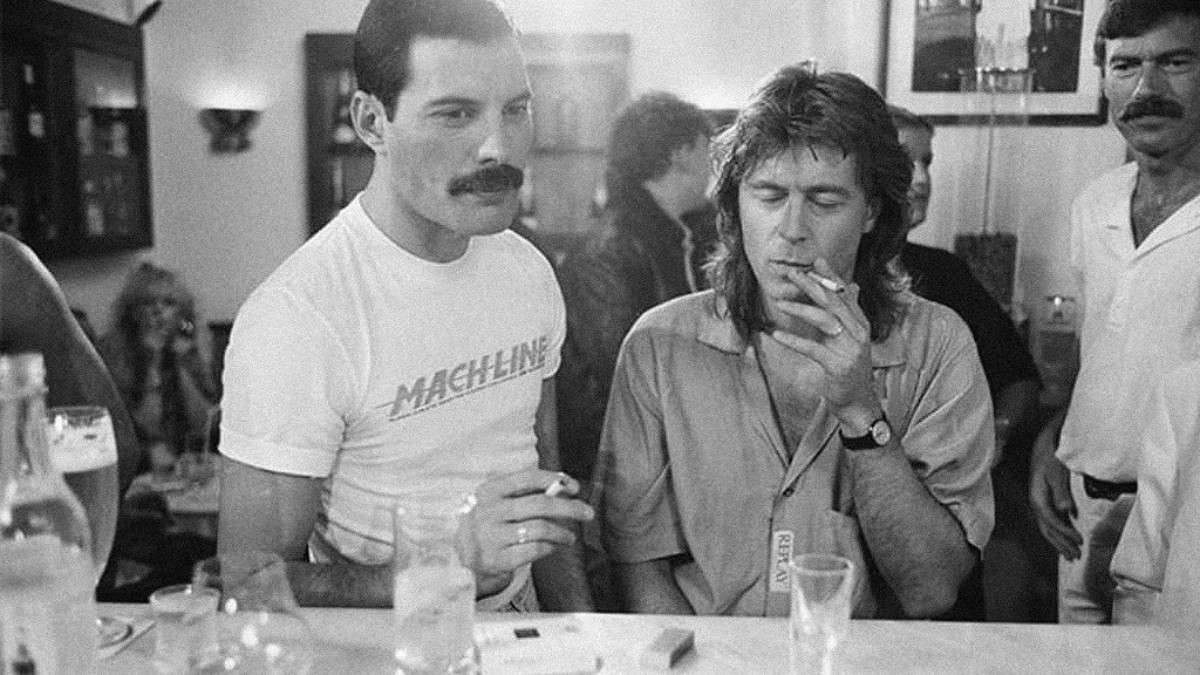 Freddie Mercury y Reinhold Mack