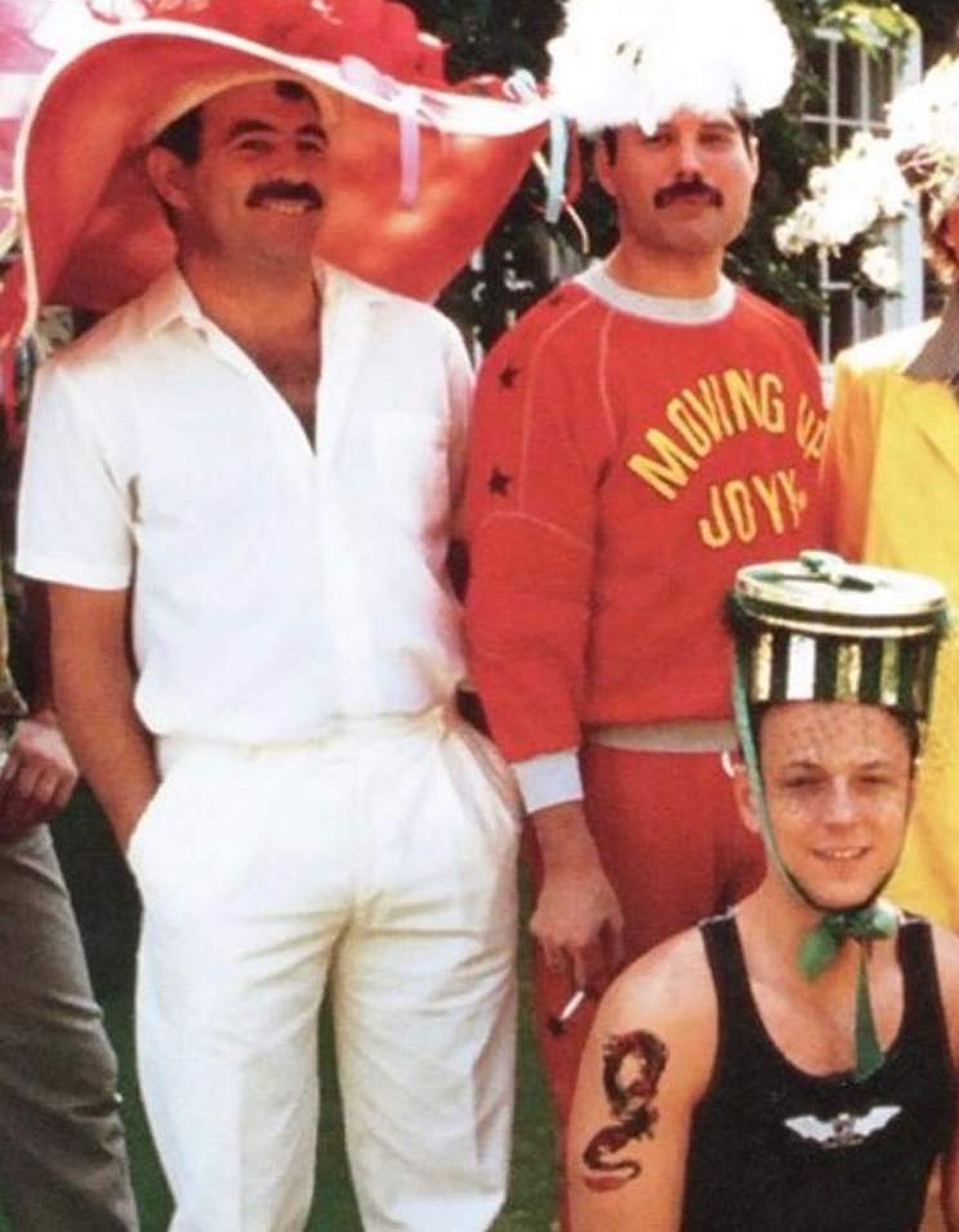 Jim Hutton and Freddie Mercury