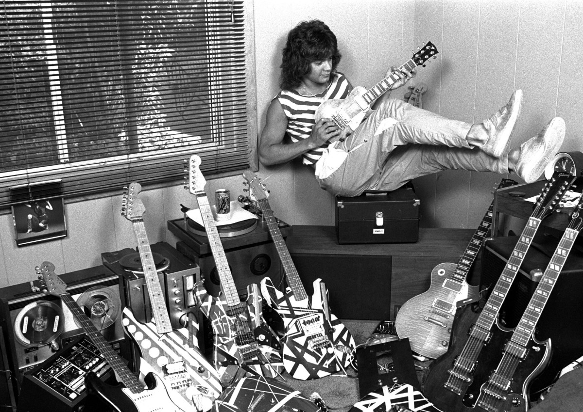 Eddie Van Halen en tant que jeune homme...