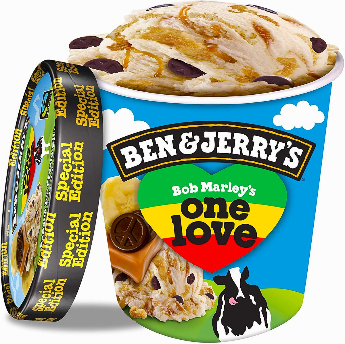 Um sorvete do amor da Ben & Jerry's