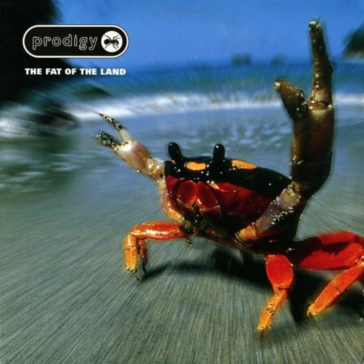 A capa de "The Fat Of The Land" do The Prodigy
