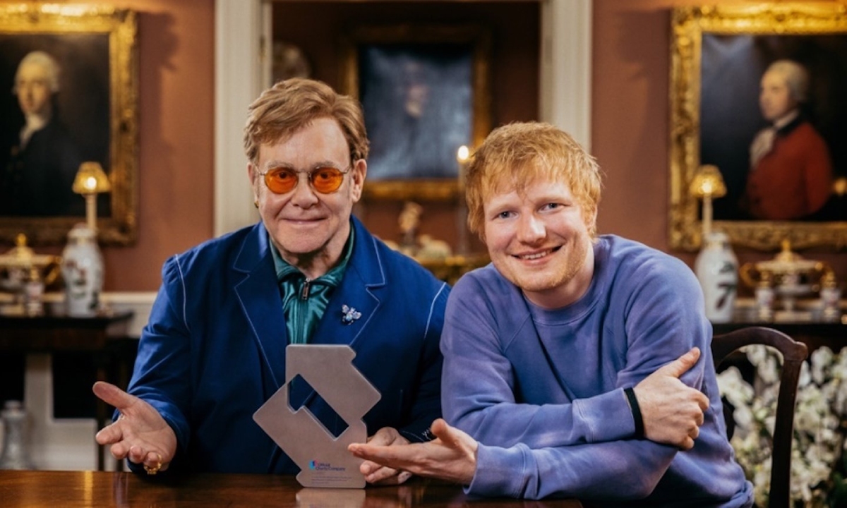 Elton John et Ed Sheeran