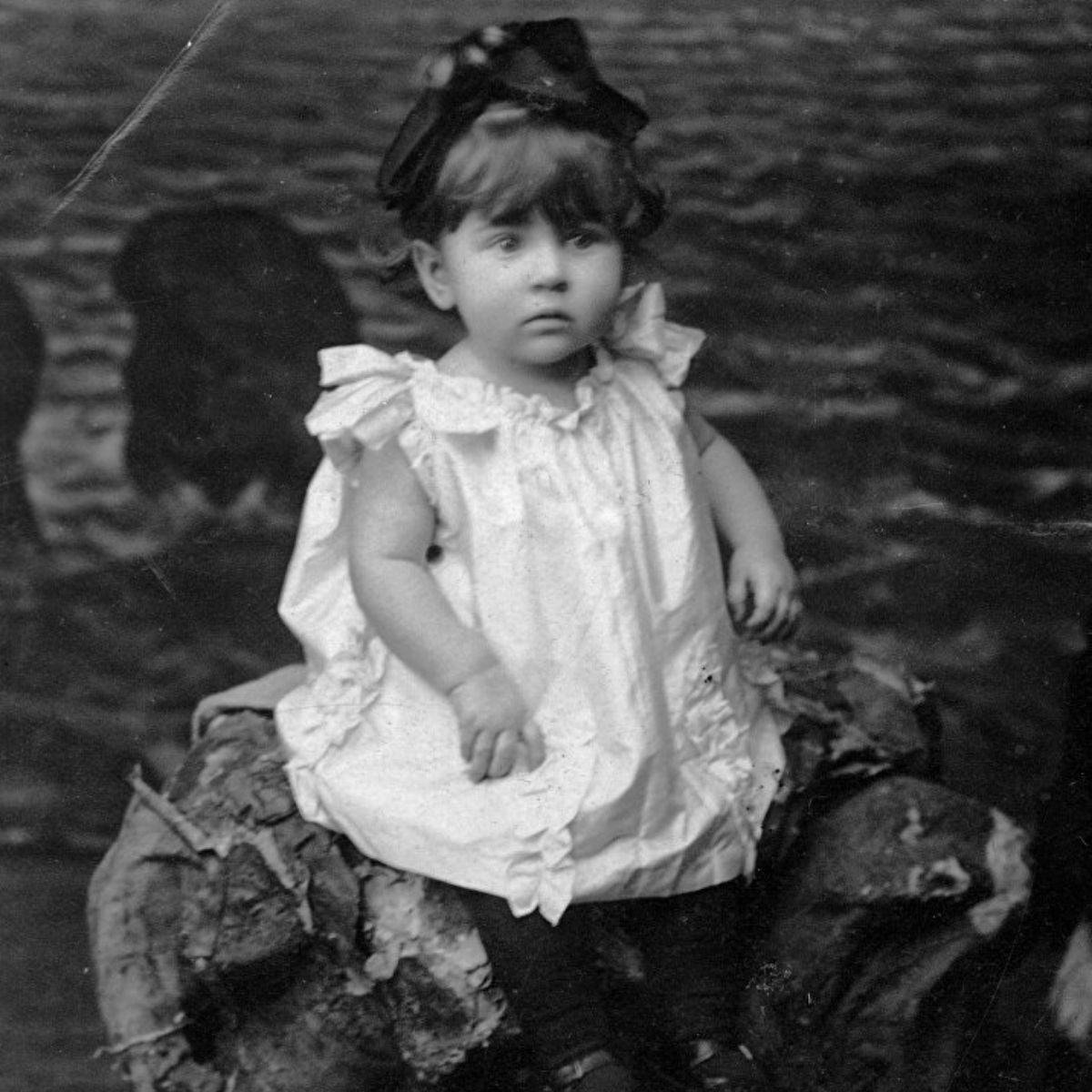 Galina Pavlovna Vishnevskaya en tant qu'enfant