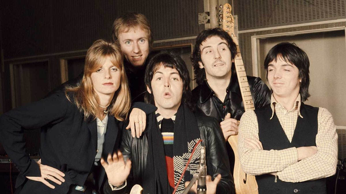 Los Wings con Paul McCartney