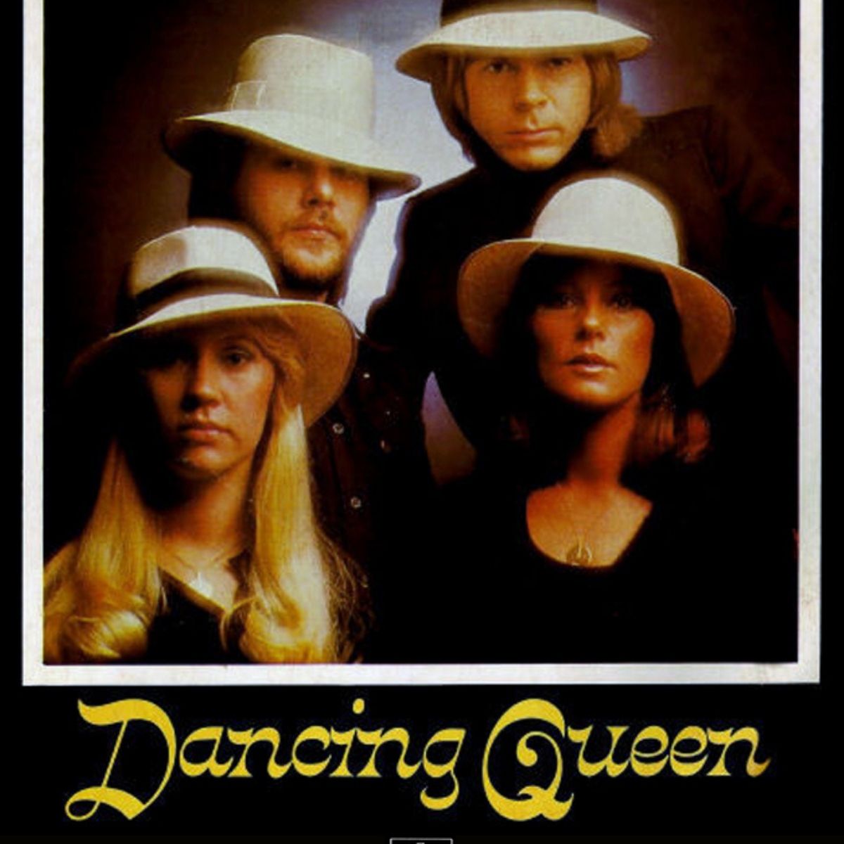Обложка к песне «Dancing Queen» группы «ABBA» 