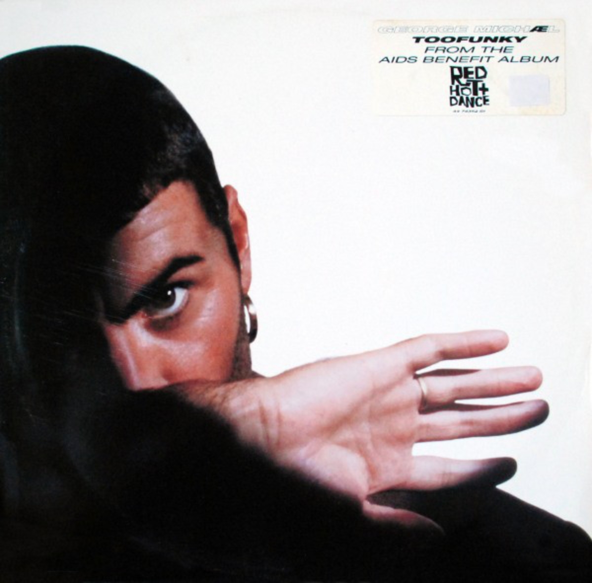 "Too Funky" single cover by George Michael