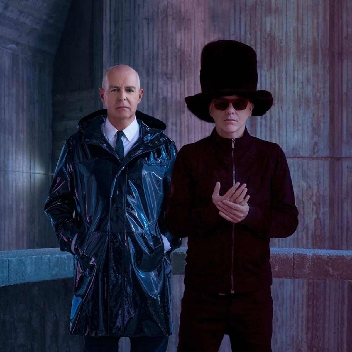 Uma das fotos profissionais dos Pet Shop Boys