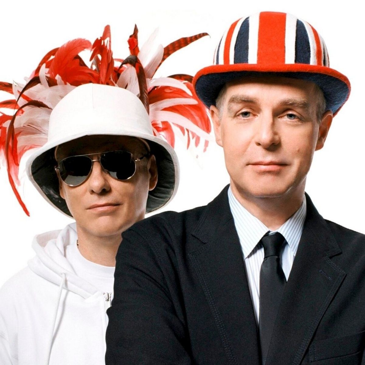 "Pet Shop Boys auf dem Cover eines Plakats für ihr Konzert in Zürich